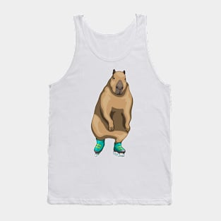 Capybara Ice skating Ice skates Tank Top